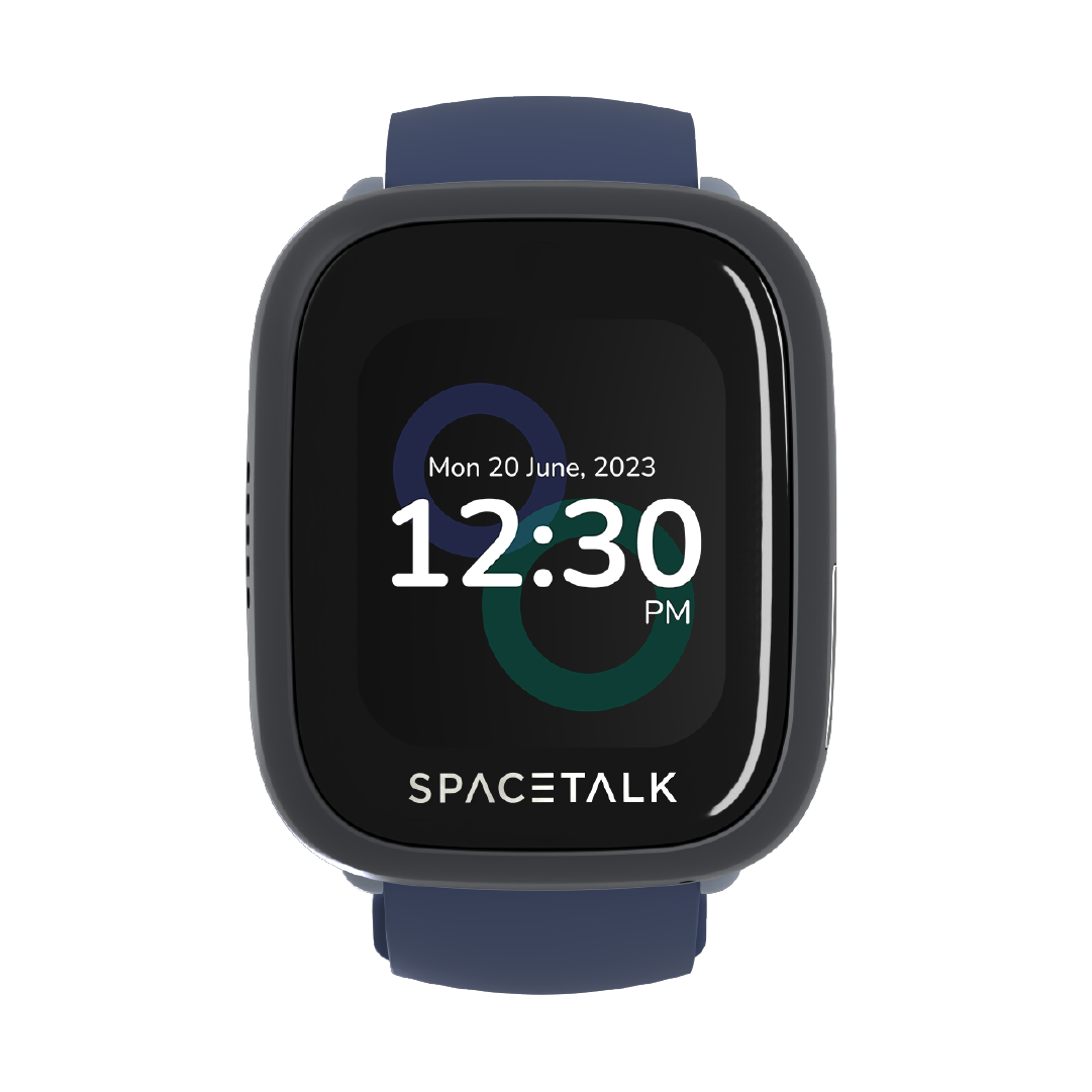 Spacetalk Smartwatch Dusk avant et heure