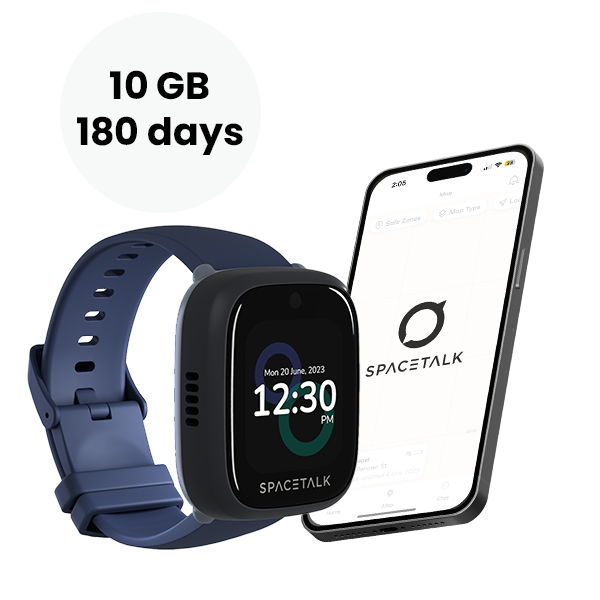 Spacetalk Loop Smartwatch Connect Bundle with 10GB Plan 180Days