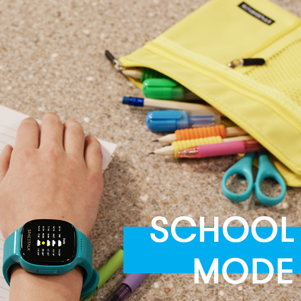 SPACETALK er distraksjonsfri og trygg å bruke med skolemodus