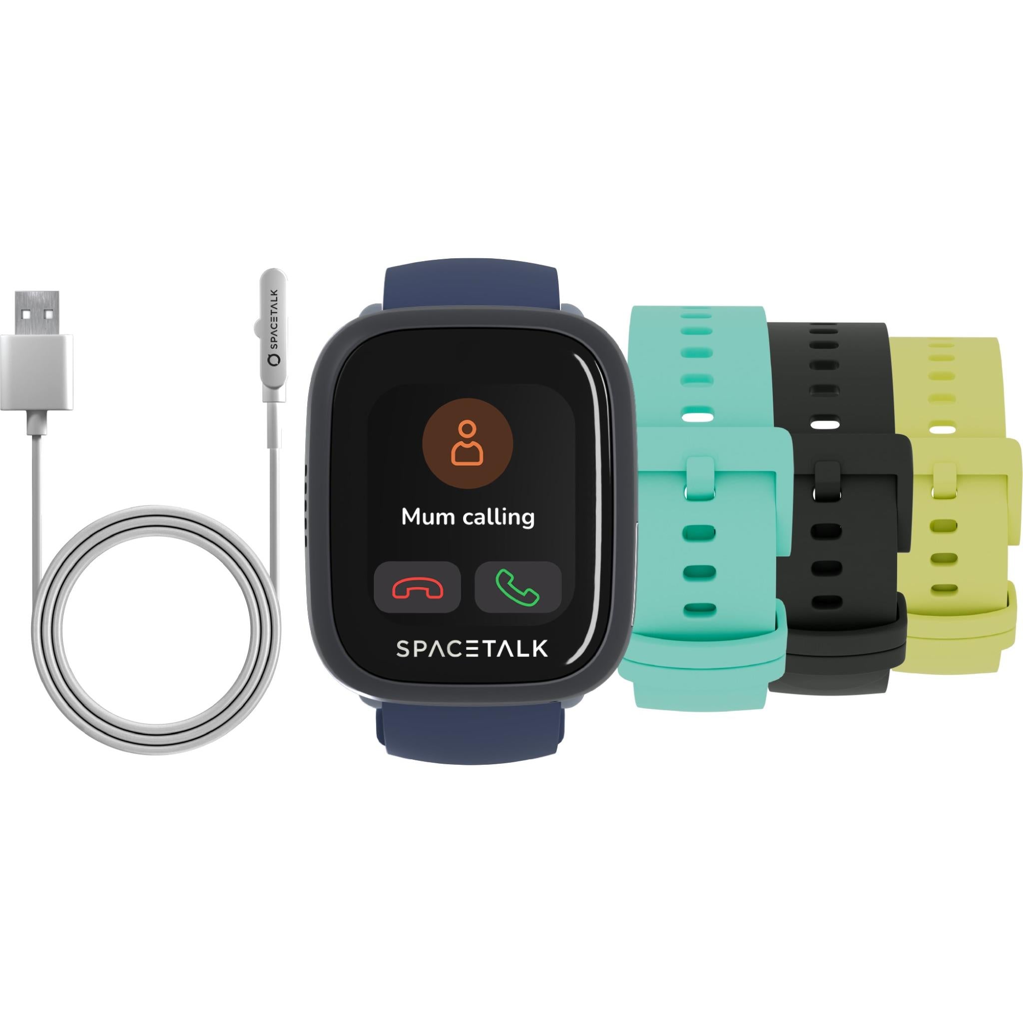 Spacetalk Loop Essential Bundle (Dusk Watch + 3 straps + charging cable)