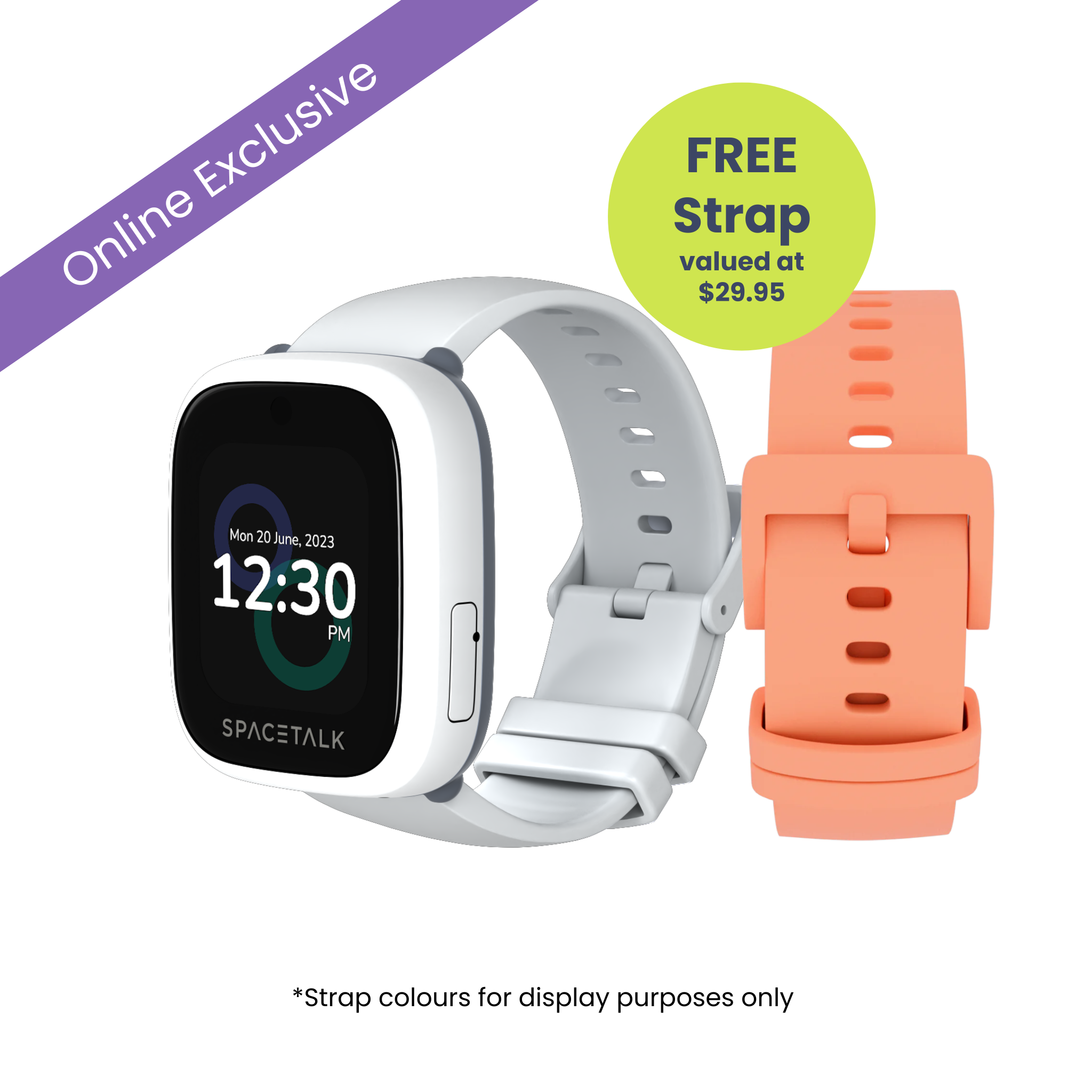 Spacetalk Loop Smartwatch and Free Strap