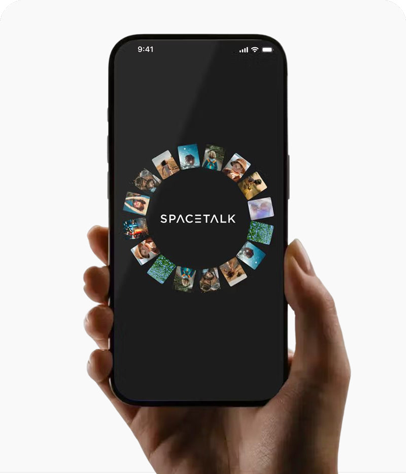 Laden Sie die Spacetalk-App herunter